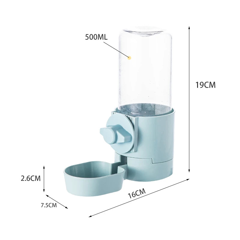 Automatic Pet Feeder & Water Dispenser – Cage Hanging Food & Water Bowl for Small Pets 🐾