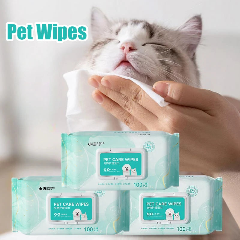 Deodorant Pet Wipes Moisturizing Tear Stains