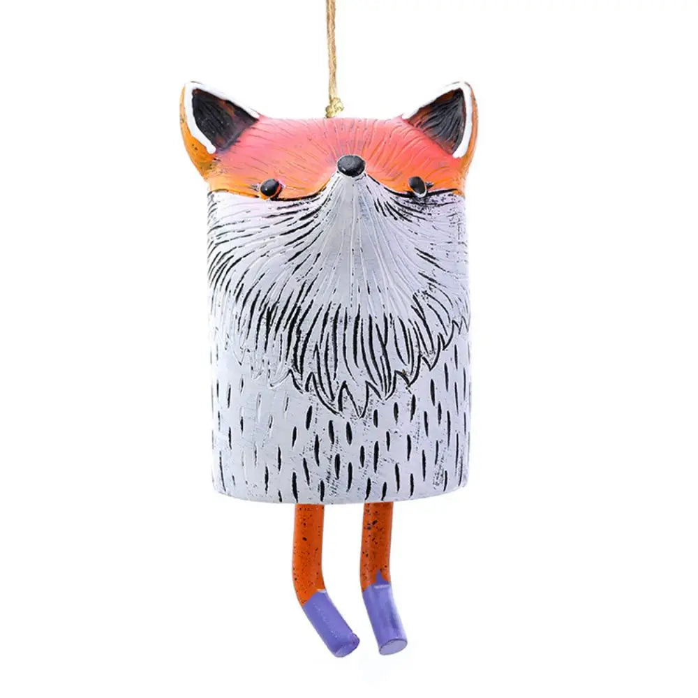 Garden resin animal wind chime craftsmanship