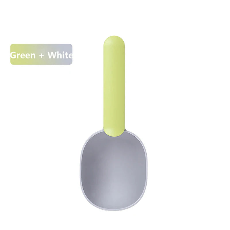 Dog Food Scoop with Sealing Clip – Multifunctional Pet Feeding Spoon & Food Storage Tool 🐶🥄