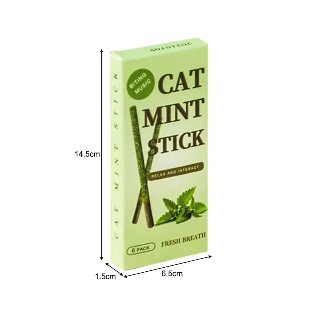 Natural Matatabi Cat Sticks – Silvervine Chew Toys for Healthy Teeth & Playtime 🐱🌿