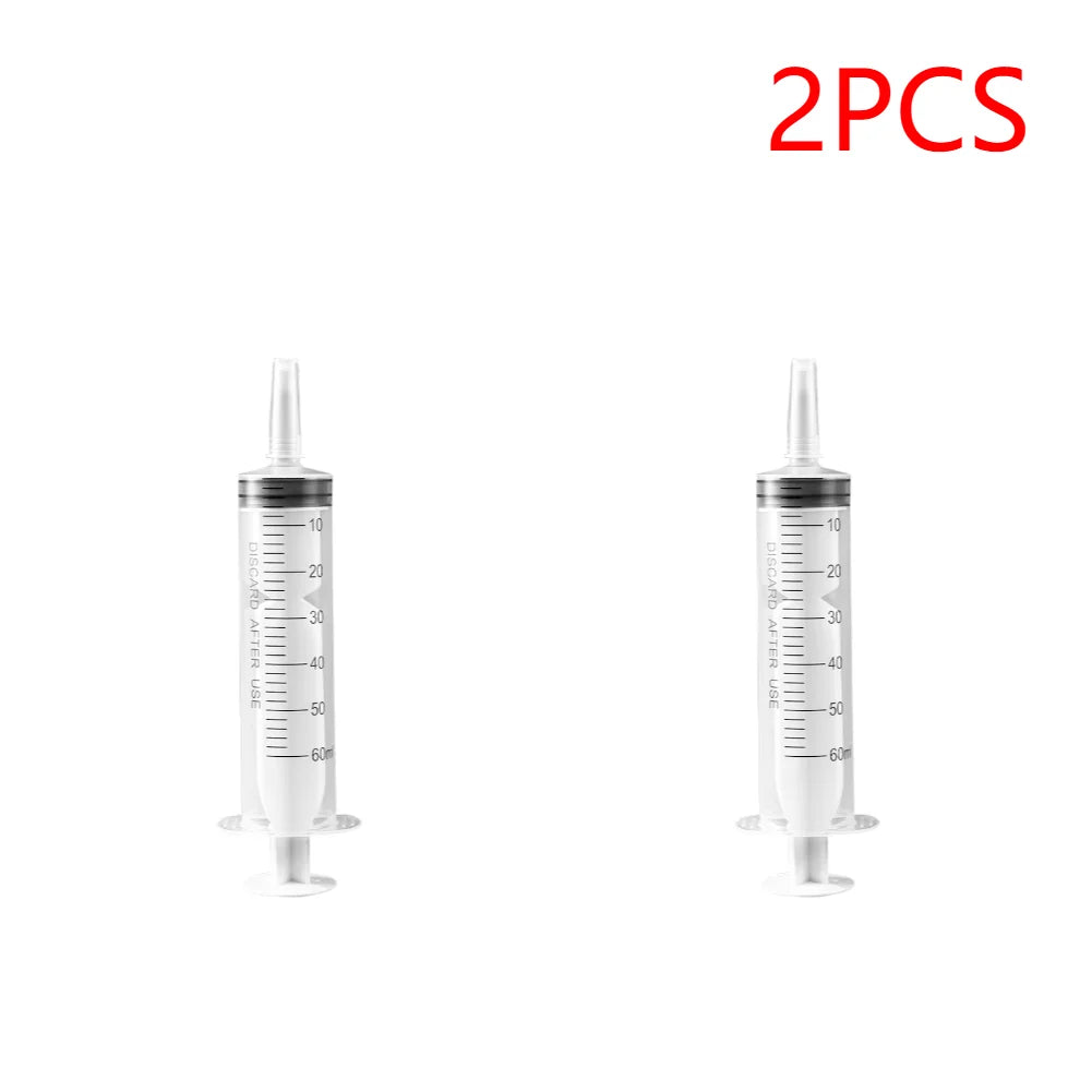 Reusable 60ML Pet Feeding Syringe – Nutritional & Health Sampling Tool for Dogs, Cats & Small Pets 🐾🍼