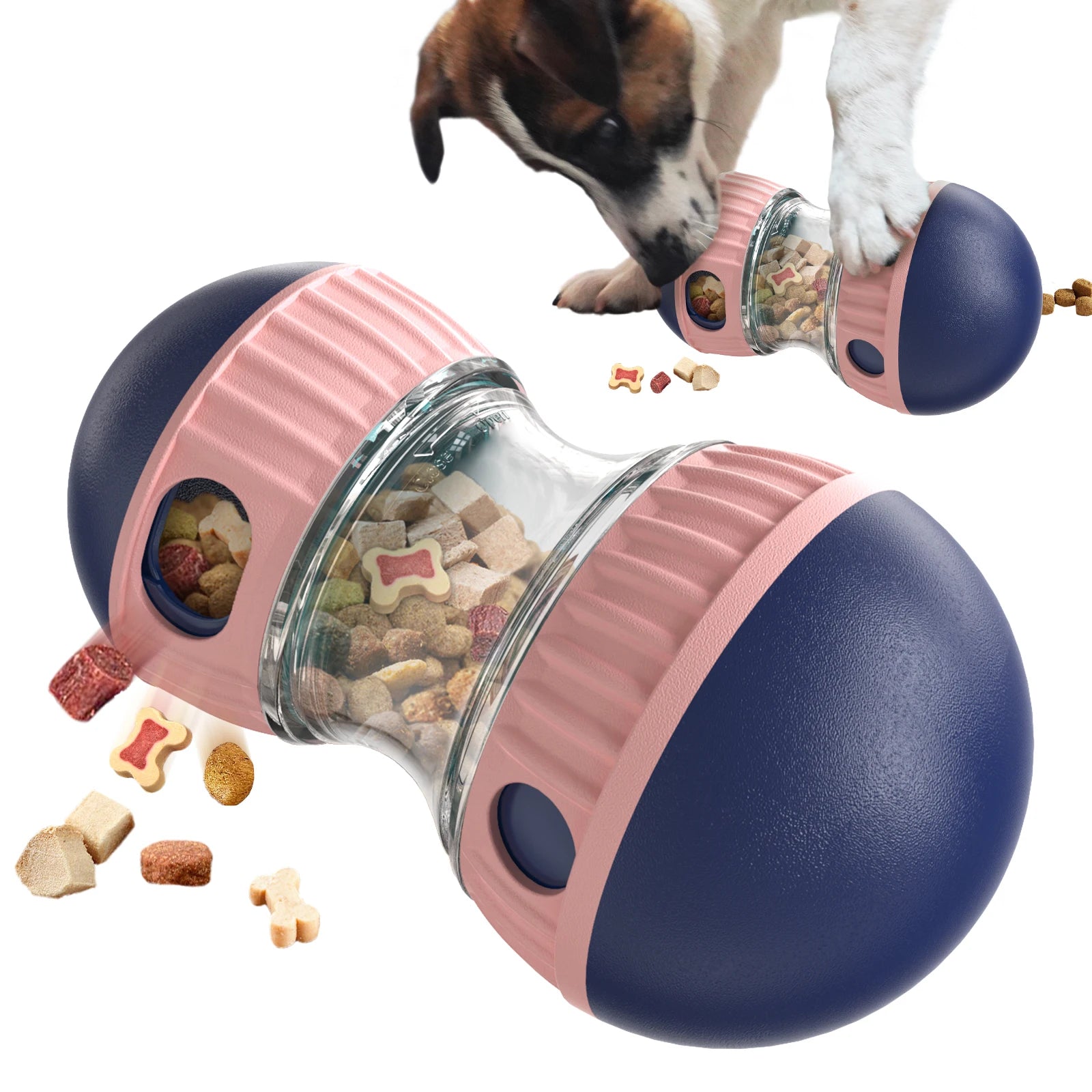 interactiventeractive Dog Puzzle Toy Ball – Adjustable Treat Dispensing Enrichment Toy for Smart Dogs 🐶🧠