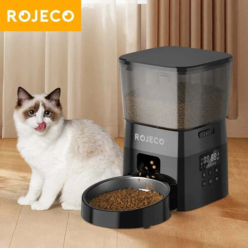 OJECO Automatic Pet Feeder – Smart Auto Cat & Dog Food Dispenser 🐾