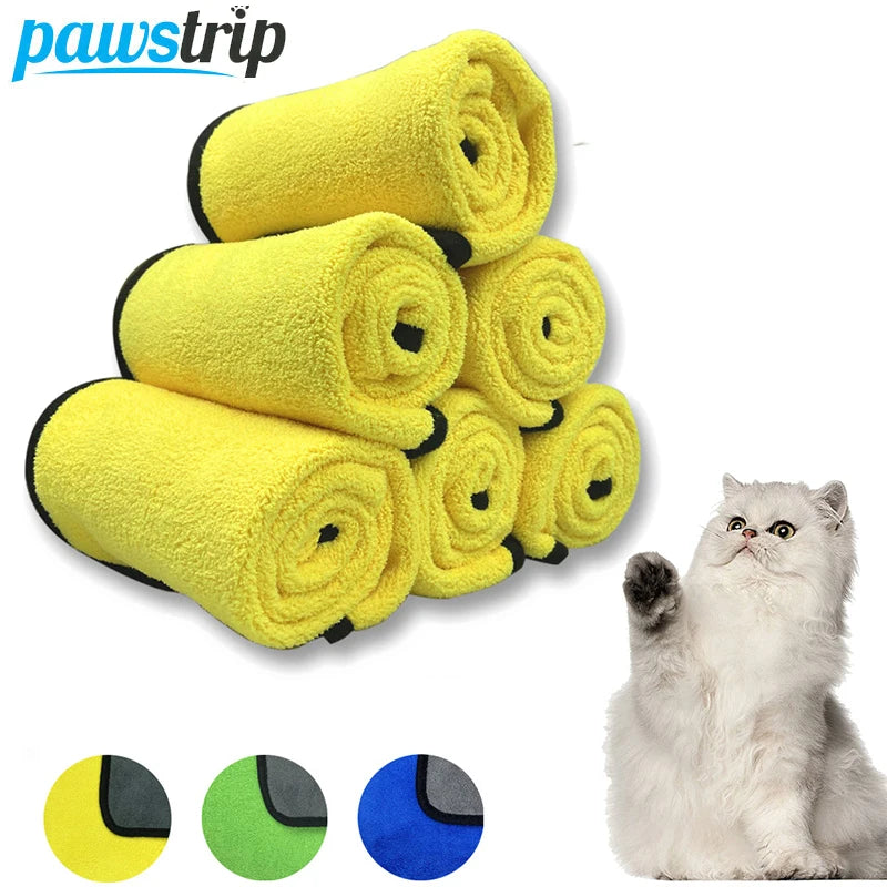 Quick-Drying Pet Towel Absorbent Pet Bath Towel