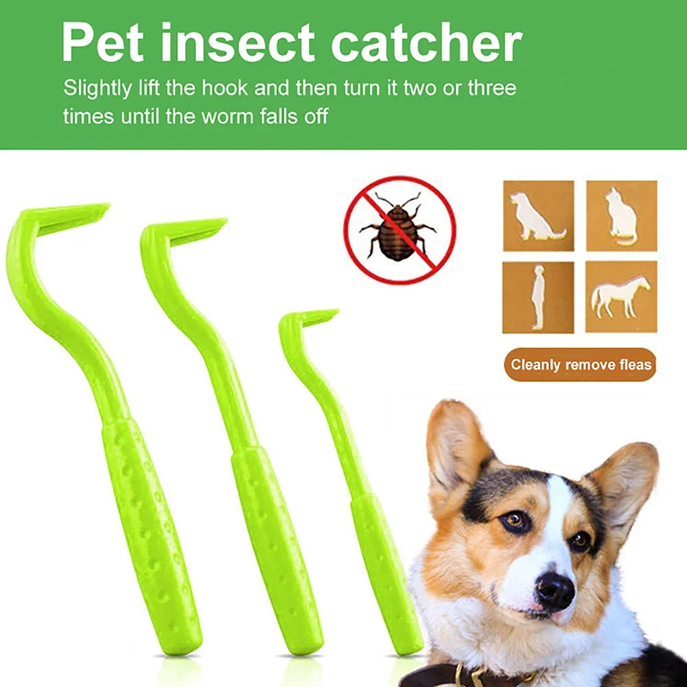 3-30PCS Flea & Tick Remover Hook Set – Grooming Tools for Pets