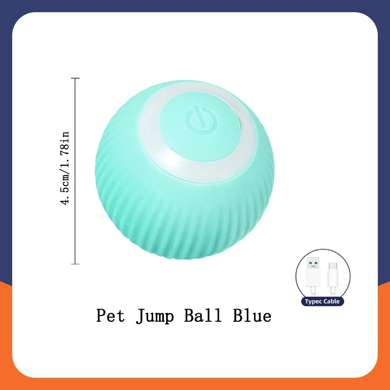 mart Electronic Dog Toy Ball – Interactive USB Rechargeable Moving & Bouncing Ball for Pets 🎾🐶