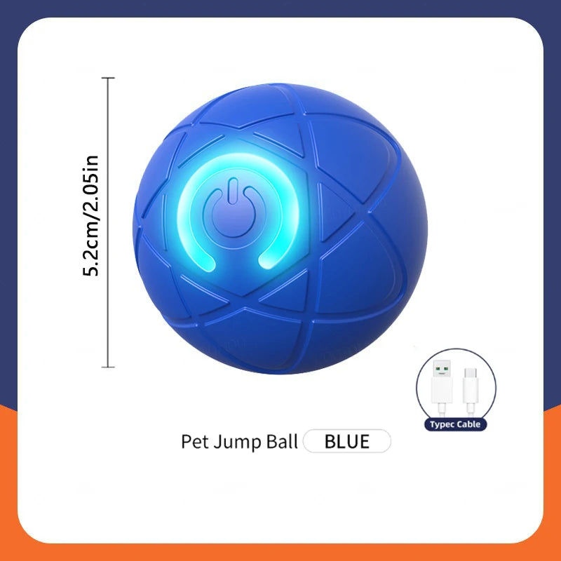 mart Electronic Dog Toy Ball – Interactive USB Rechargeable Moving & Bouncing Ball for Pets 🎾🐶