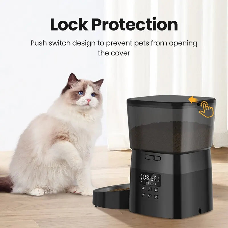 OJECO Automatic Pet Feeder – Smart Auto Cat & Dog Food Dispenser 🐾