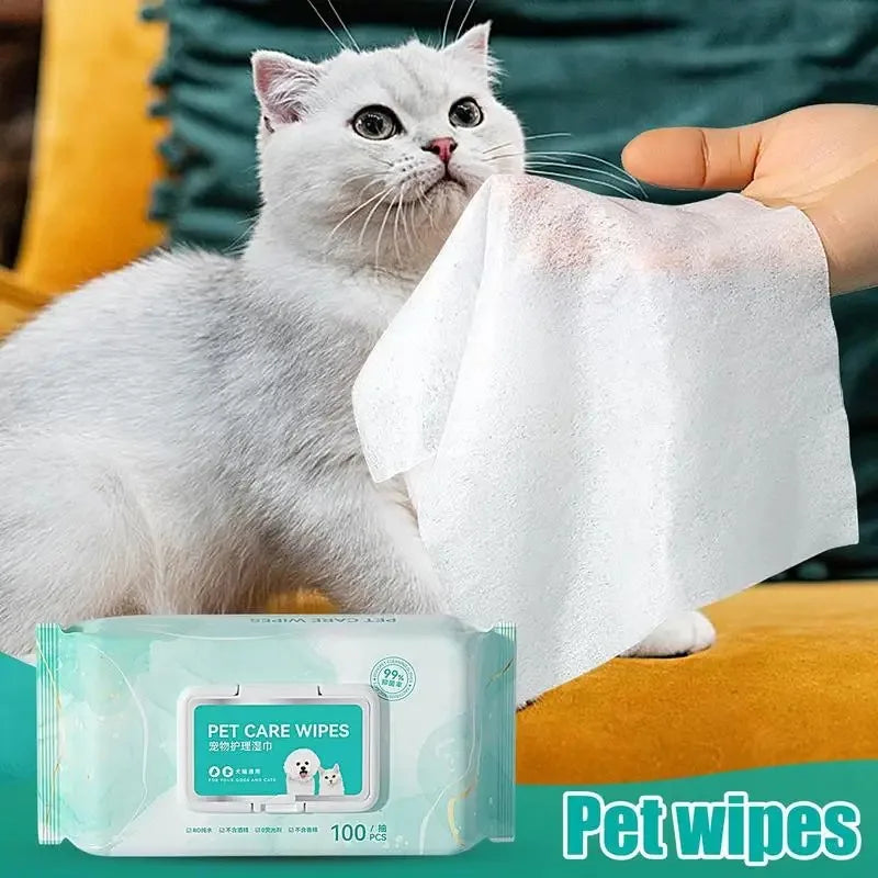 Deodorant Pet Wipes Moisturizing Tear Stains