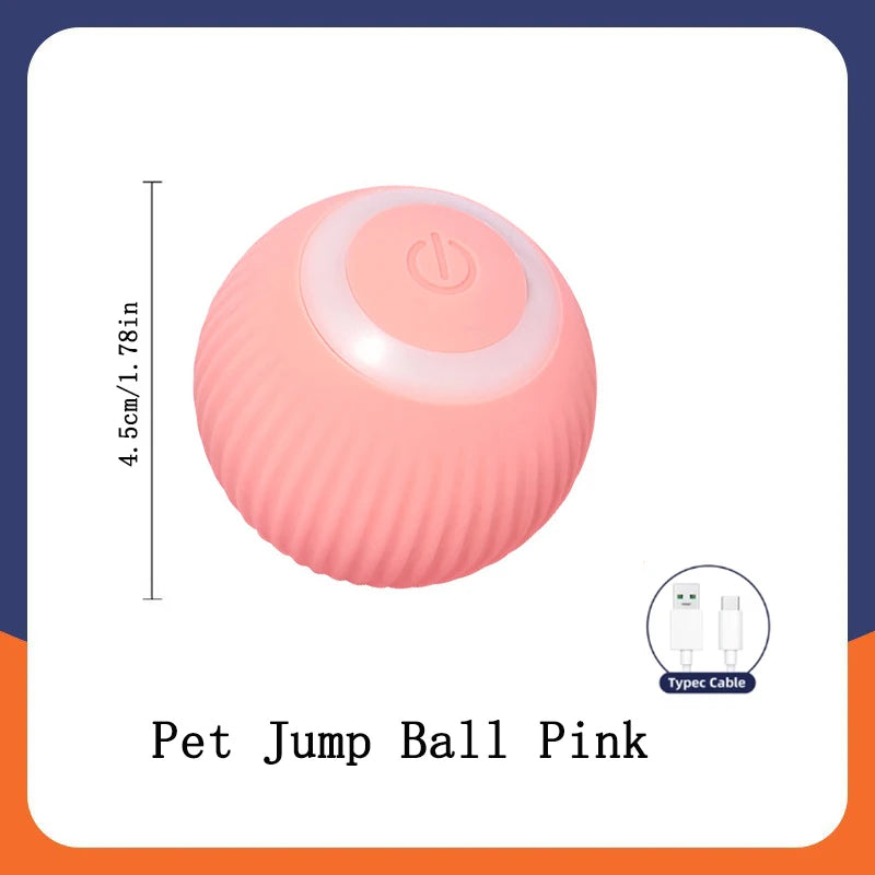 mart Electronic Dog Toy Ball – Interactive USB Rechargeable Moving & Bouncing Ball for Pets 🎾🐶