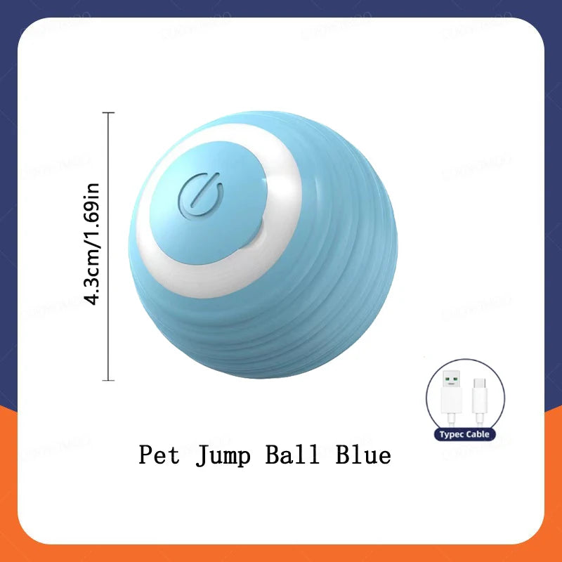 mart Electronic Dog Toy Ball – Interactive USB Rechargeable Moving & Bouncing Ball for Pets 🎾🐶