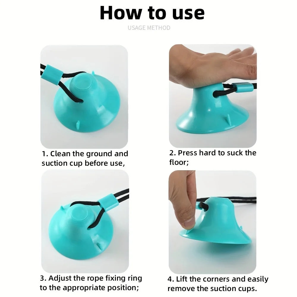 Interactive Dog Suction Cup Toy with Sound and Food Leakage