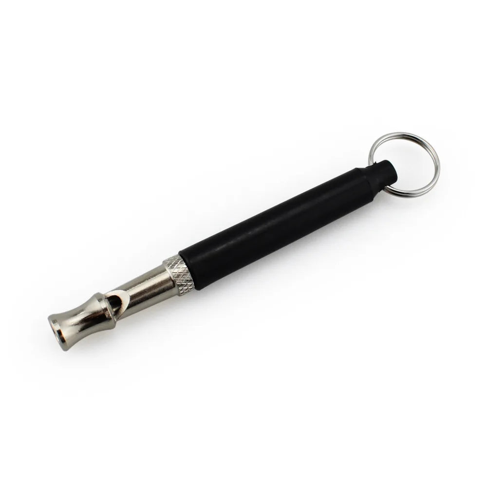 Adjustable Ultrasonic Dog Training Whistle – Black Pet Training Device 🐾🎶