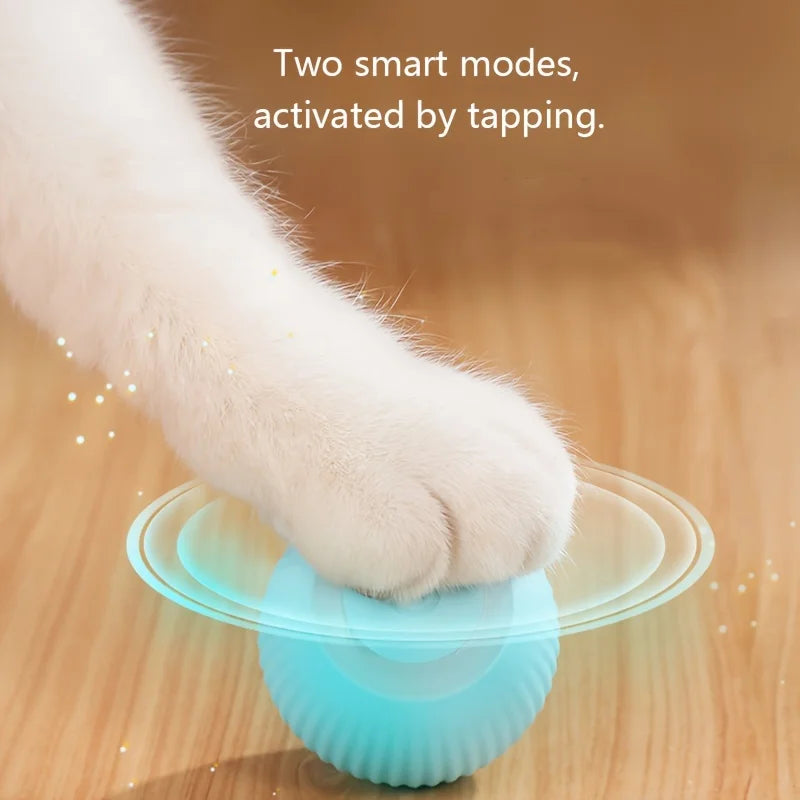 Smart Interactive Cat Toy Ball – Automatic Rolling & Electronic Play Ball for Indoor Cats 🐱⚡