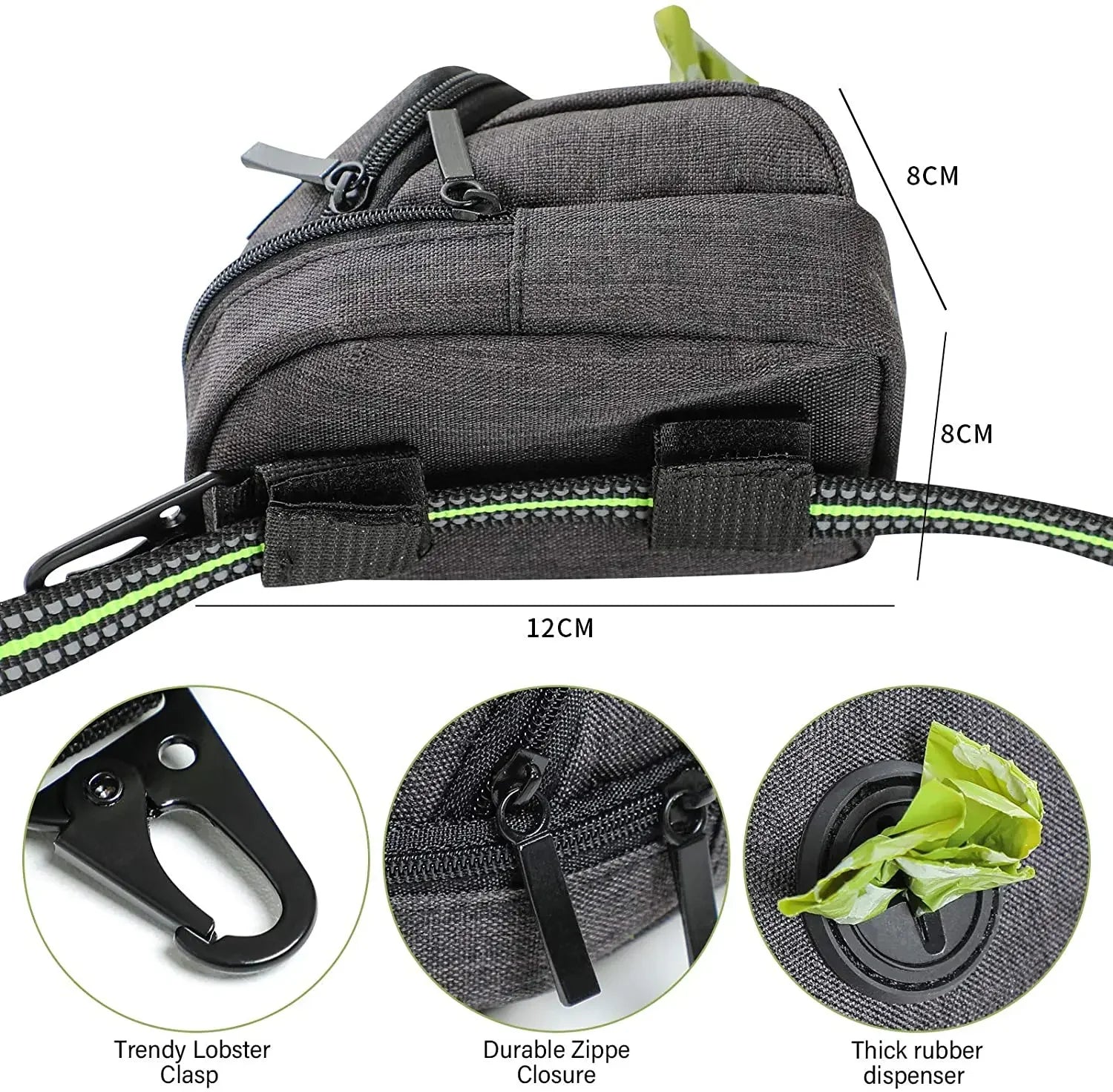 Portable Dog Treat Pouch with Poop Bag Dispenser – Multifunctional Training & Travel Bag 🐶🎒