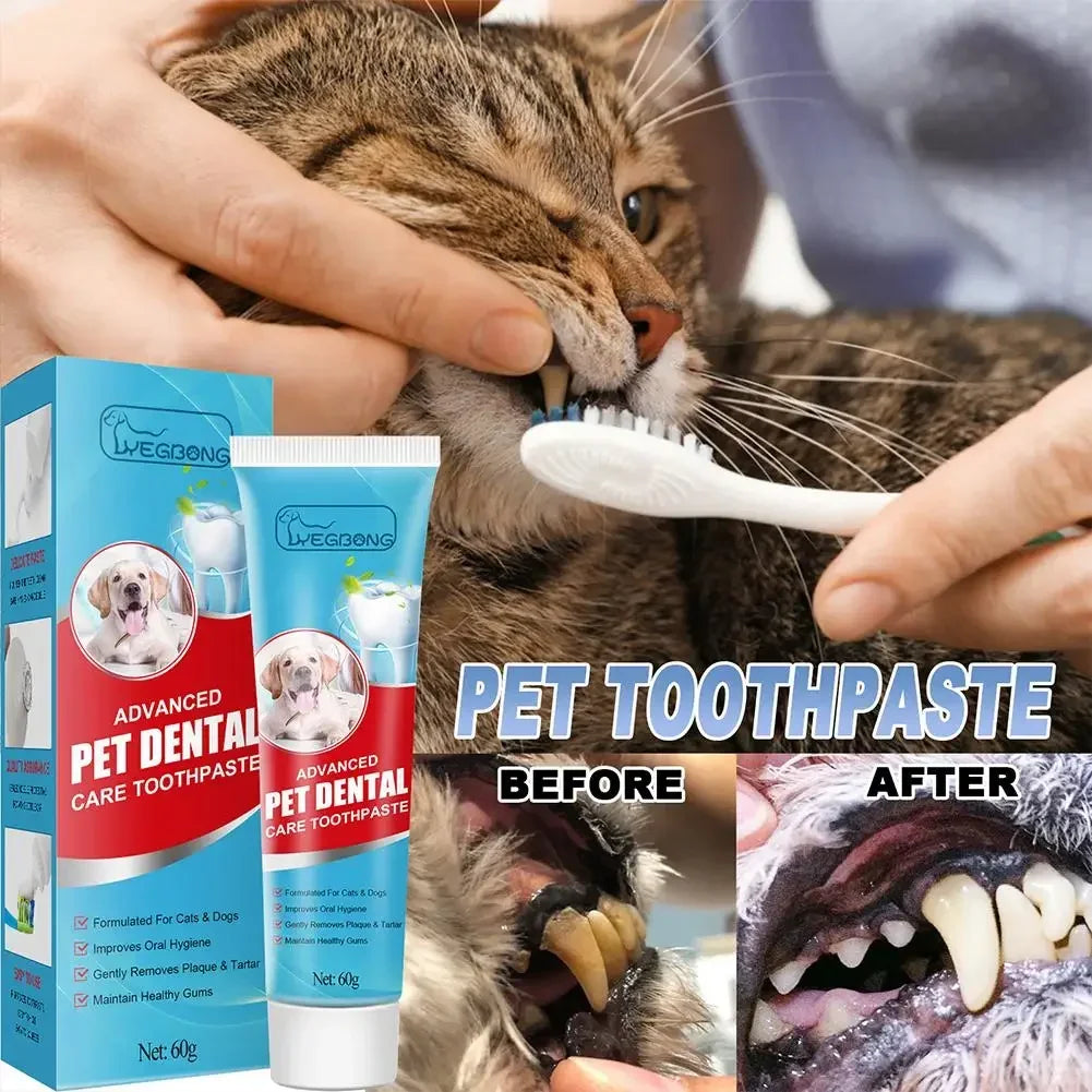 Pet Toothpaste for Dogs & Cats – Fresh Breath & Tartar Control Oral Care 🦷🐾