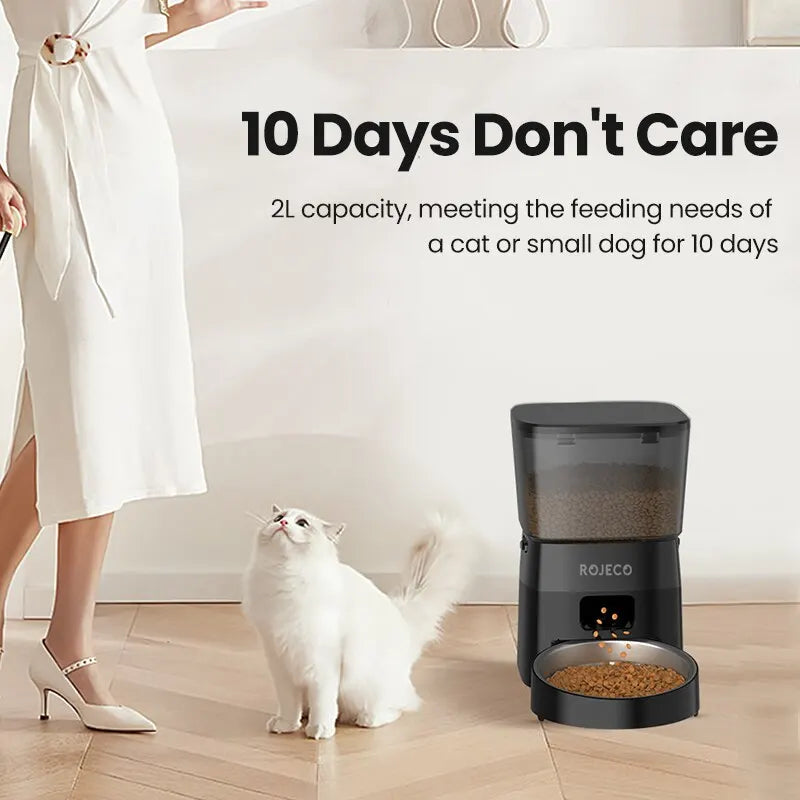 OJECO Automatic Pet Feeder – Smart Auto Cat & Dog Food Dispenser 🐾