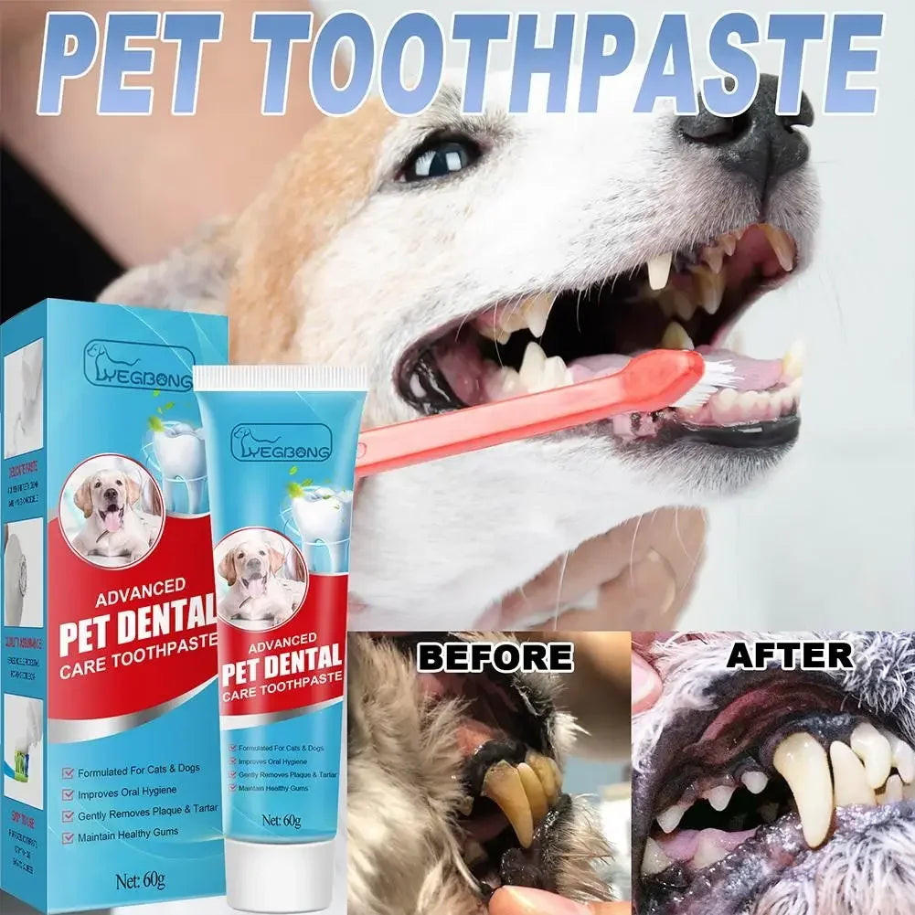 Pet Toothpaste for Dogs & Cats – Fresh Breath & Tartar Control Oral Care 🦷🐾