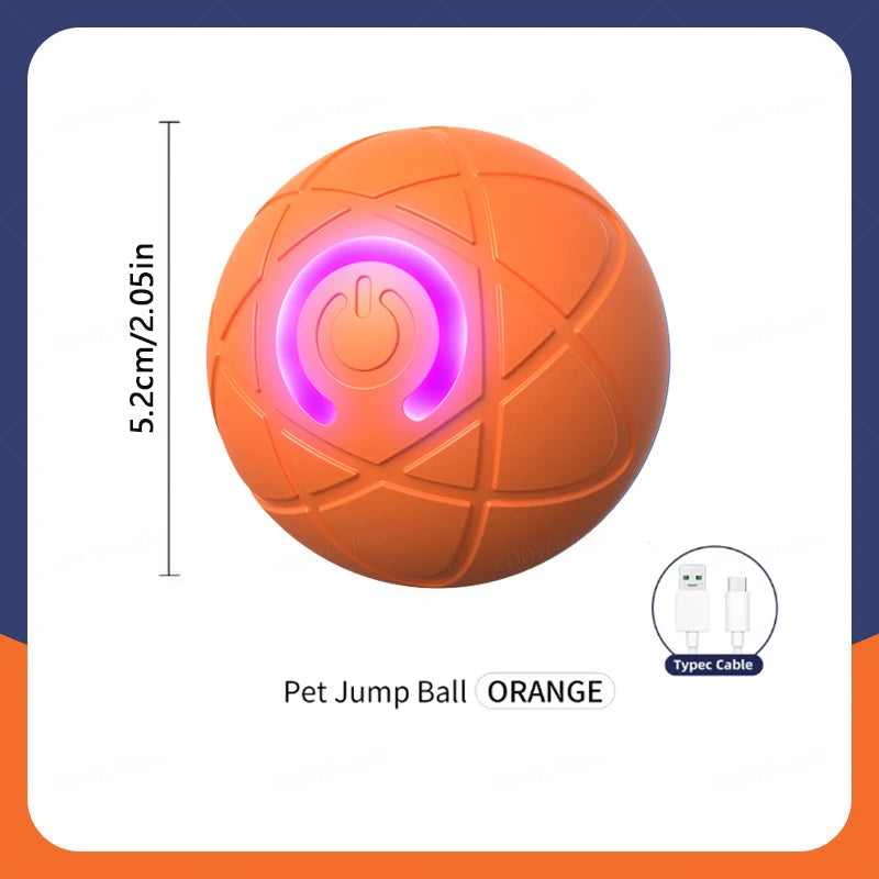 mart Electronic Dog Toy Ball – Interactive USB Rechargeable Moving & Bouncing Ball for Pets 🎾🐶