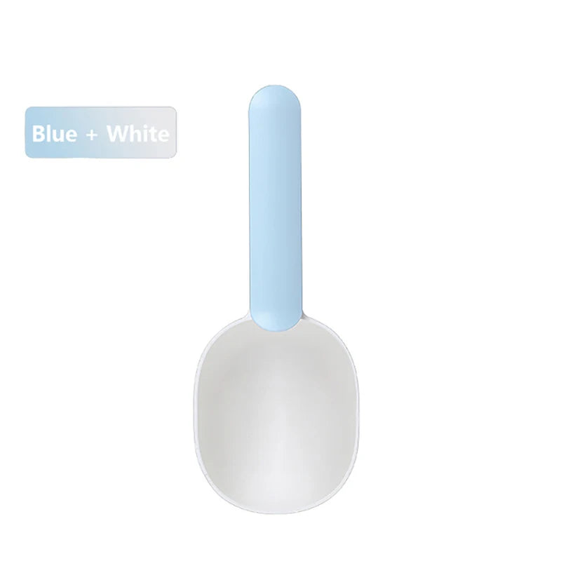 Dog Food Scoop with Sealing Clip – Multifunctional Pet Feeding Spoon & Food Storage Tool 🐶🥄