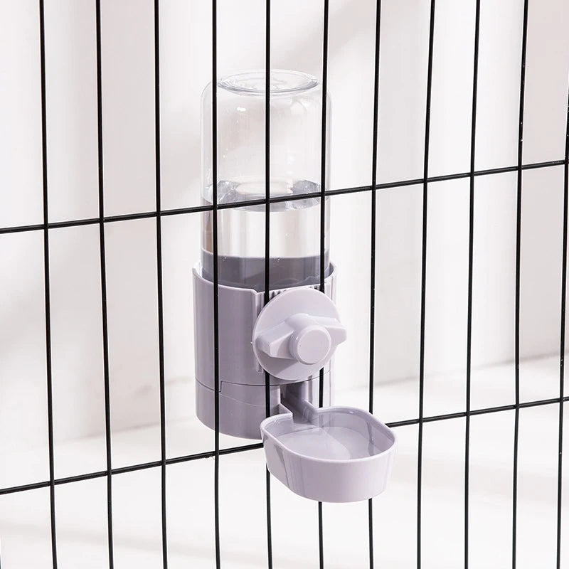 Automatic Pet Feeder & Water Dispenser – Cage Hanging Food & Water Bowl for Small Pets 🐾