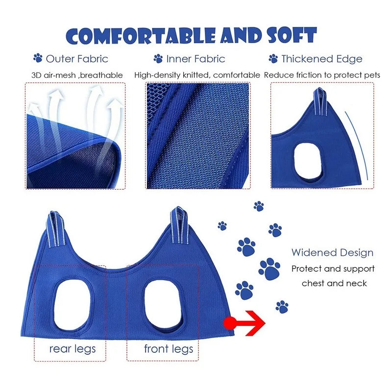 Dog Grooming Hammock Fixed Bath Bag