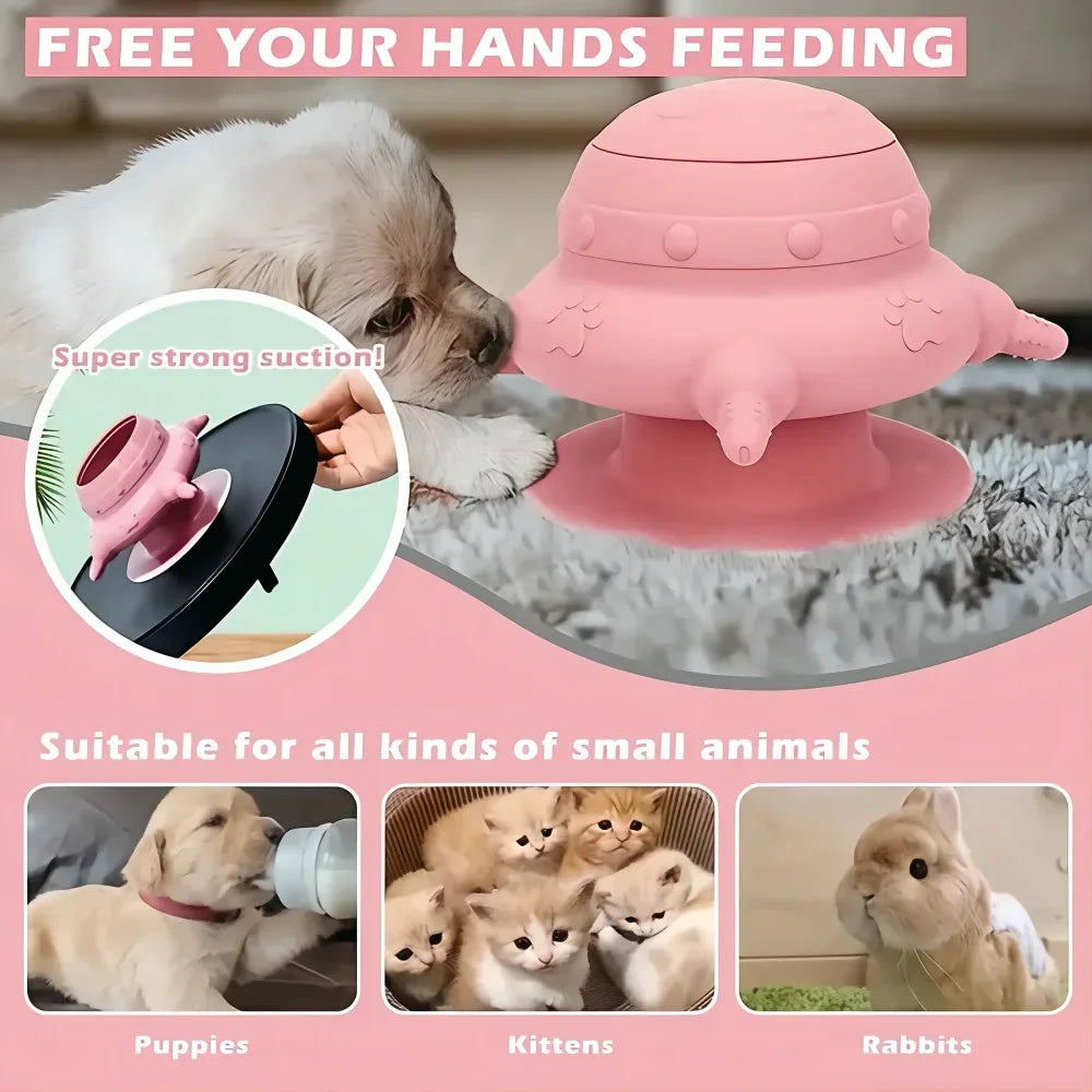 Pet Silicone Breast Feeder – Multifunctional Pacifier & Feeding Bottle for Puppies & Kittens 🍼🐾