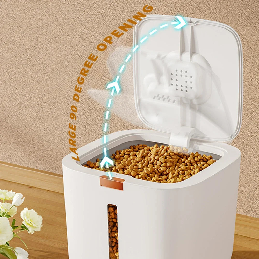 Large Pet Food Storage Barrel – Airtight & Moisture-Proof Container for Cats & Dogs 🐶🐱