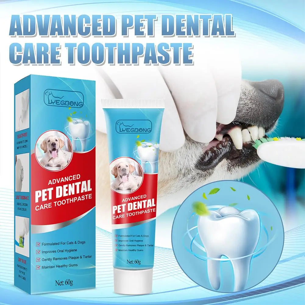 Edible 60g for Dogs Cats Pet Dental Care Gel Teeth Cleaning