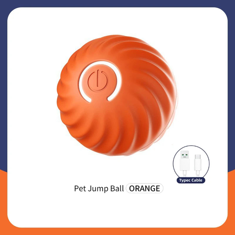 mart Electronic Dog Toy Ball – Interactive USB Rechargeable Moving & Bouncing Ball for Pets 🎾🐶