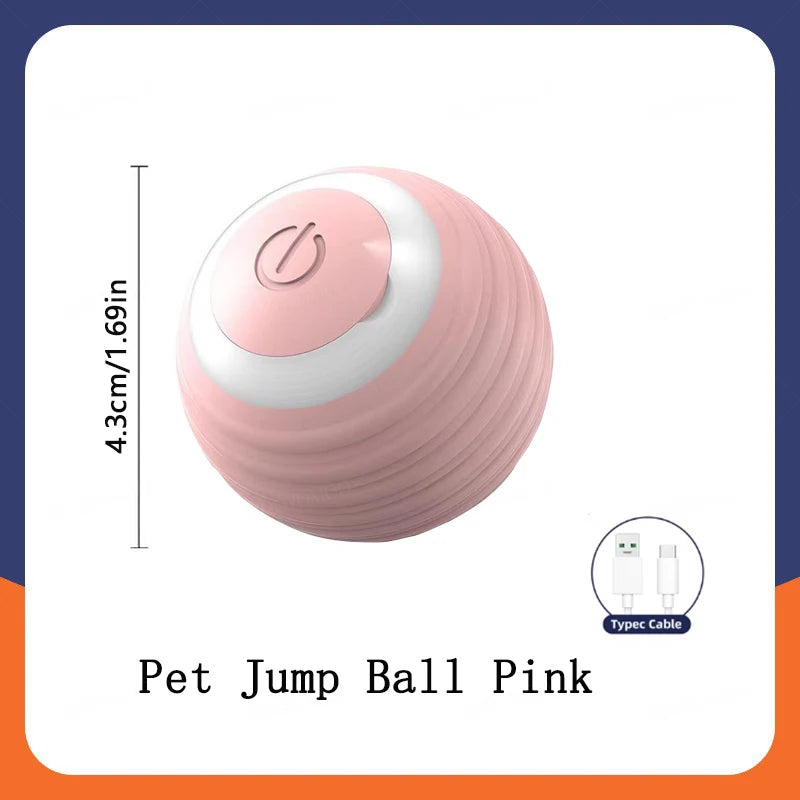 mart Electronic Dog Toy Ball – Interactive USB Rechargeable Moving & Bouncing Ball for Pets 🎾🐶