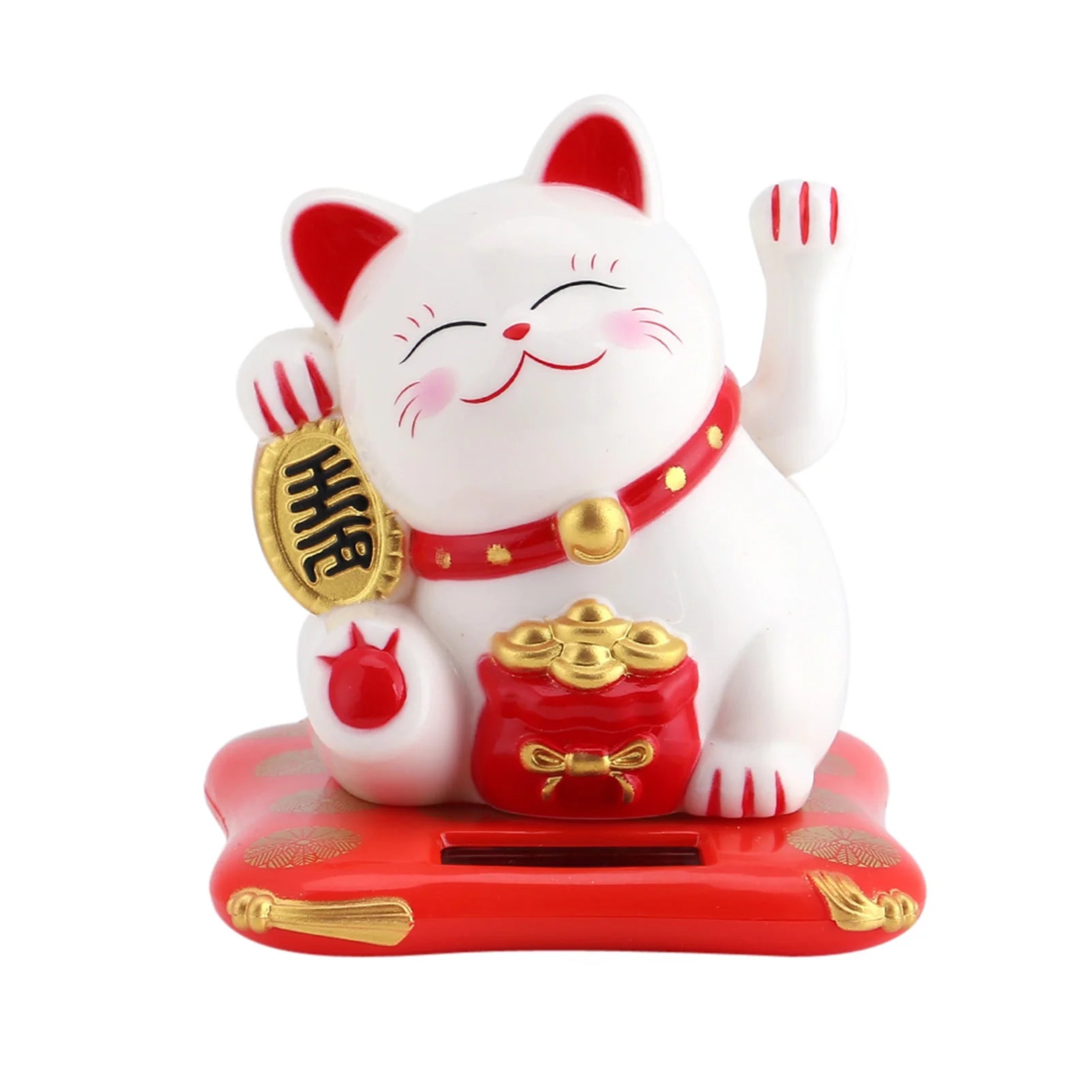 Wealth Welcoming Solar Powered Cute Waving Cat Good Luck