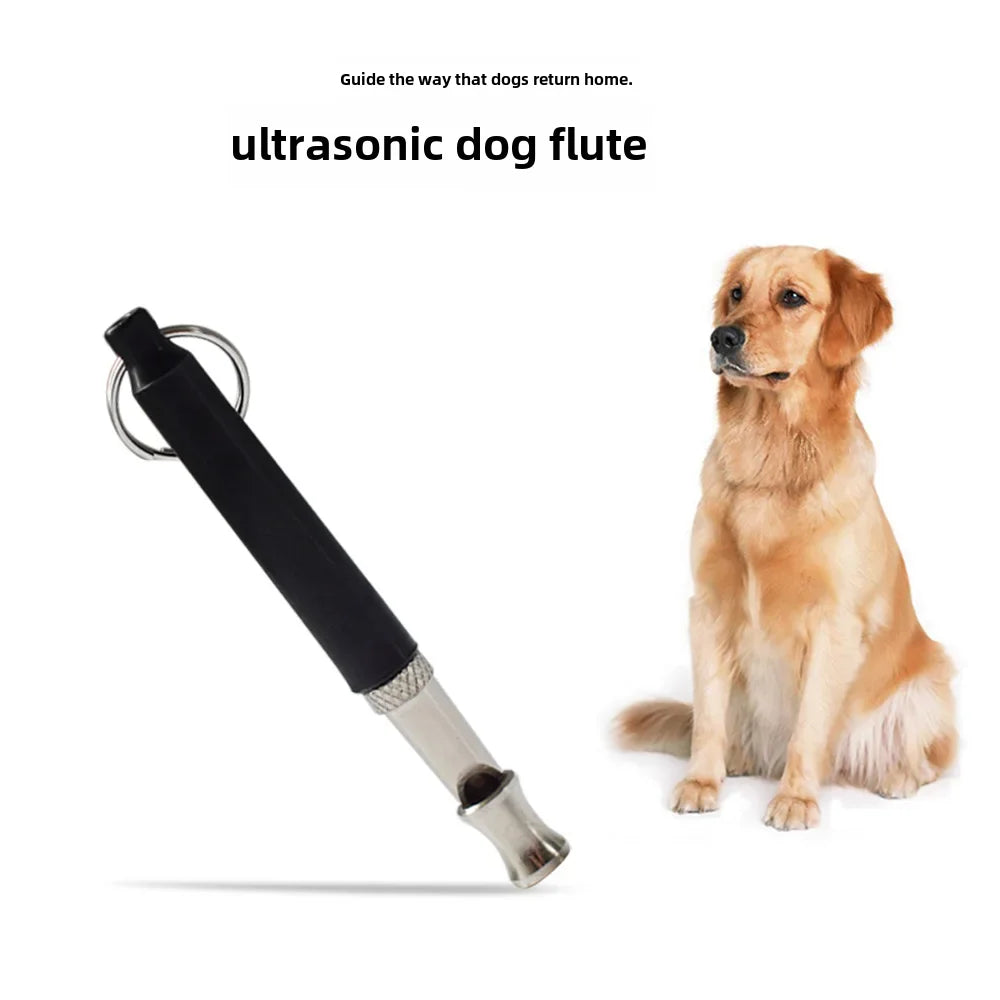 Adjustable Ultrasonic Dog Training Whistle – Black Pet Training Device 🐾🎶