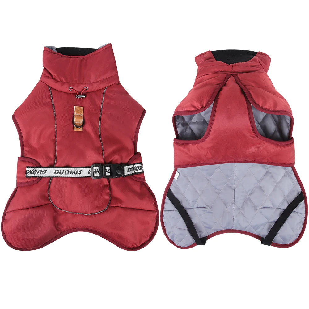 CDDMPET Winter Dog Jacket – Warm & Stylish Polyester Coat for Small, Medium & Large Dogs 🐶