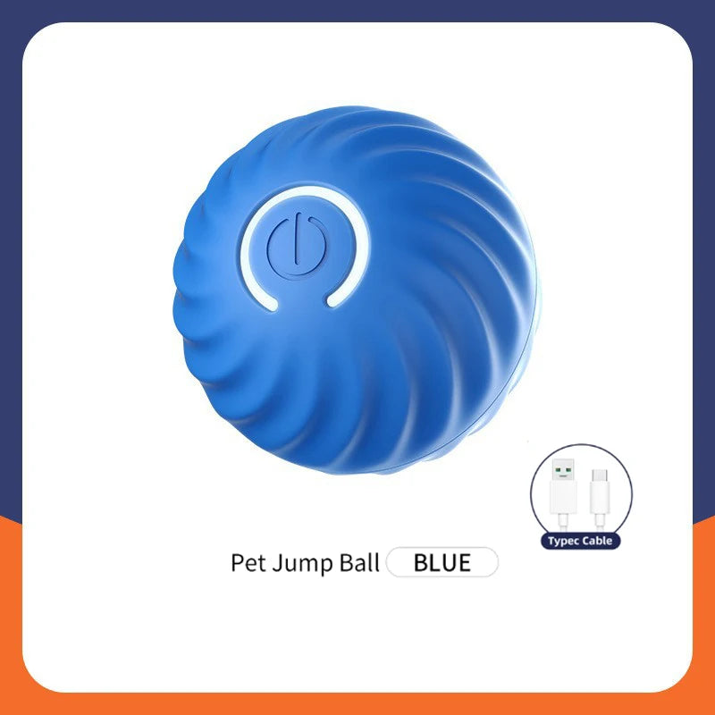 mart Electronic Dog Toy Ball – Interactive USB Rechargeable Moving & Bouncing Ball for Pets 🎾🐶