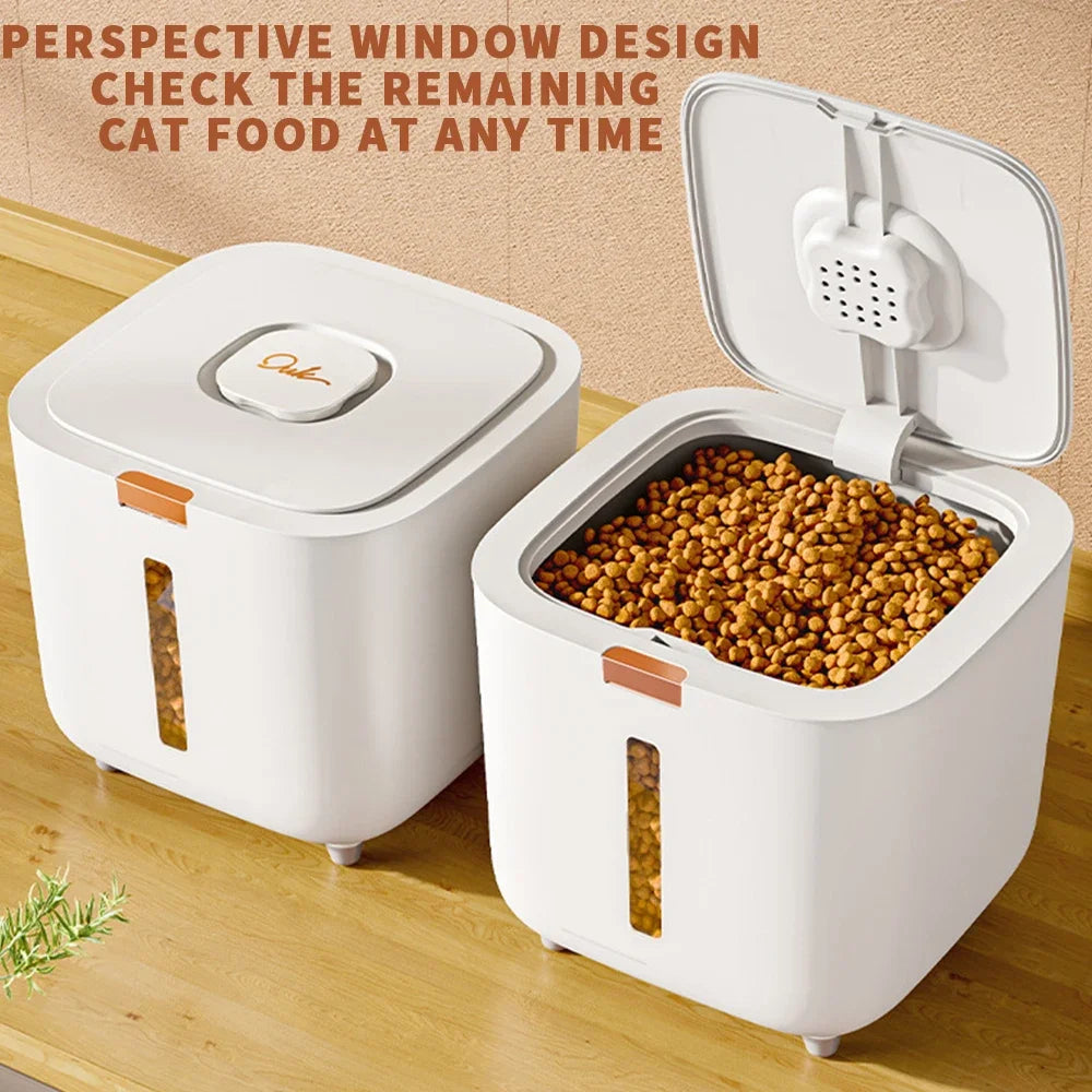 Large Pet Food Storage Barrel – Airtight & Moisture-Proof Container for Cats & Dogs 🐶🐱